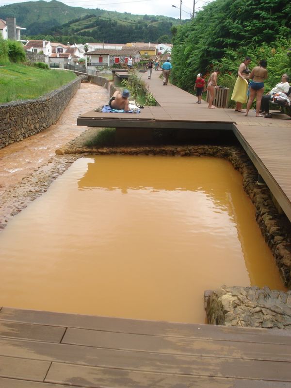 One of the thermal pools at Poça da Dona Beija in Furnas